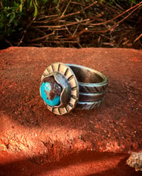 Image 2 of WL&A Handmade Old Style Gem Grade Bisbee Sunshine Ingot Ring - Size 11.5