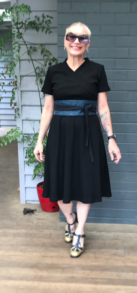 Image of KylieJane Cross front dress-black 