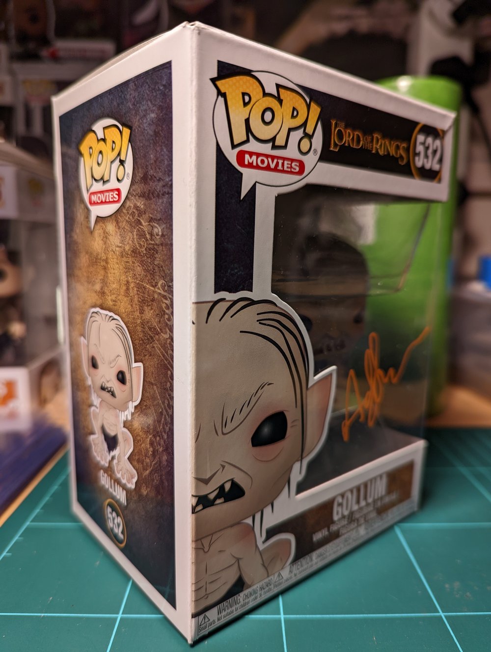 Andy Serkis Signed Gollum Funko Pop