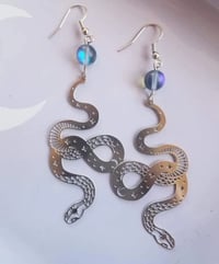 Image 1 of Celestial Snake Earrings 