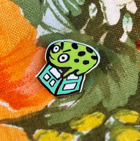 Image 1 of Mad Comics Frog Pin