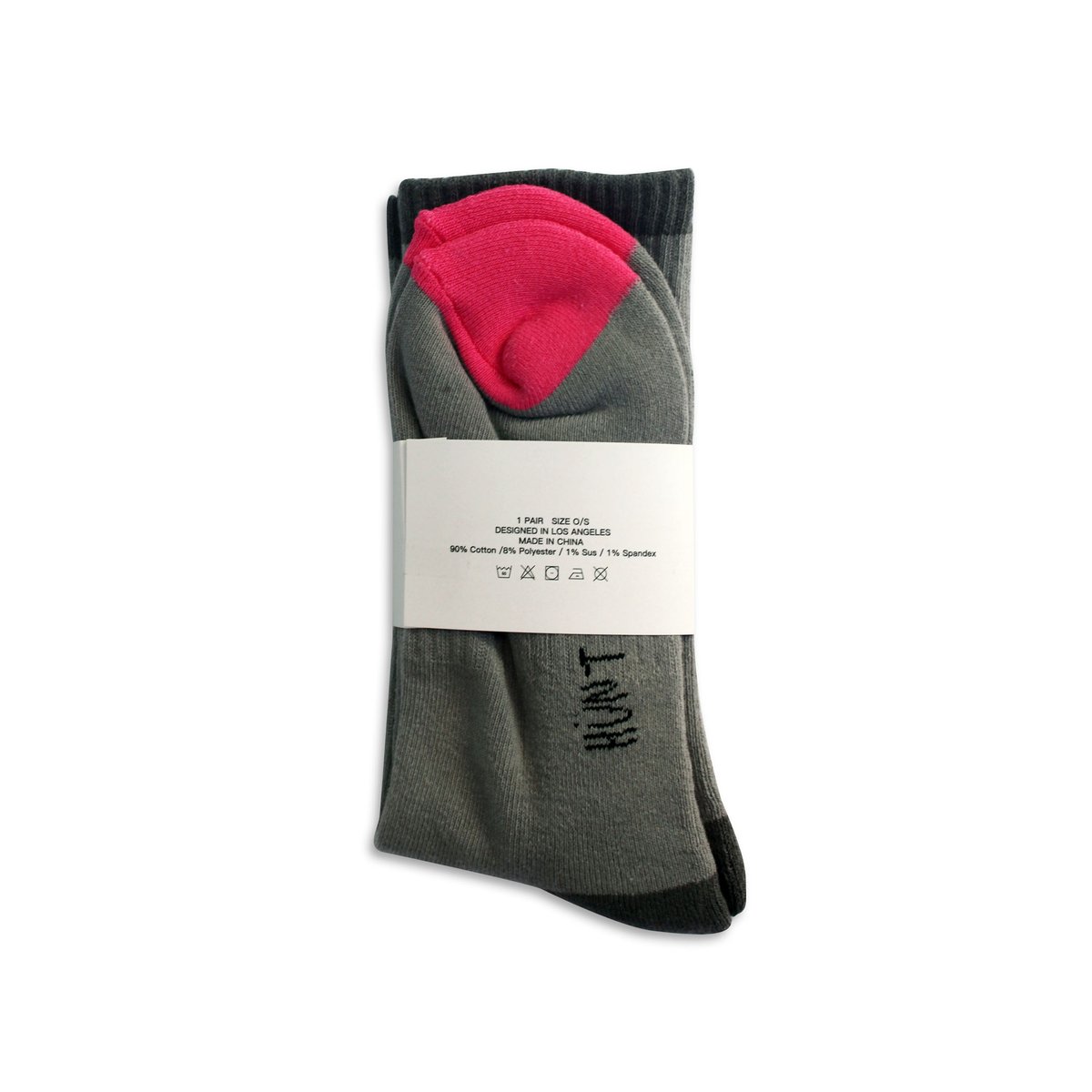 Image of Hüntz Chop Grey Logo Socks
