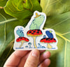 Frog Friends with Hats Sticker
