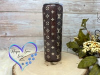 Image 3 of 20oz Chocolate LV  DuoTumbler