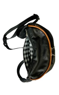 Image 5 of Belt Bag in Black + Tan