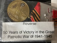 Image 5 of Cold War (USSR) Soviet 50th Anniversary Medal