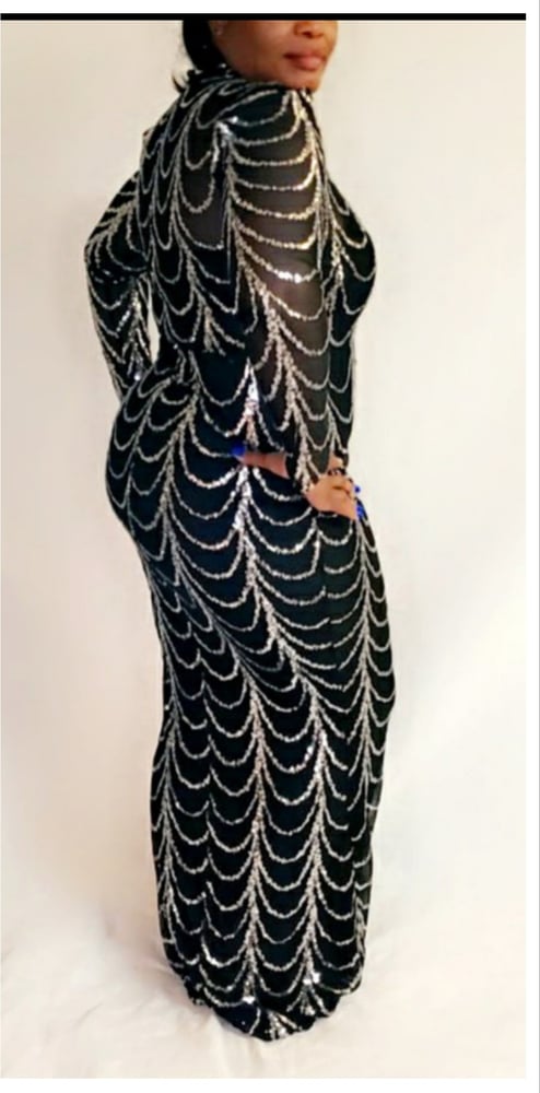 Image of Special Night Sequin Maxi Dress 