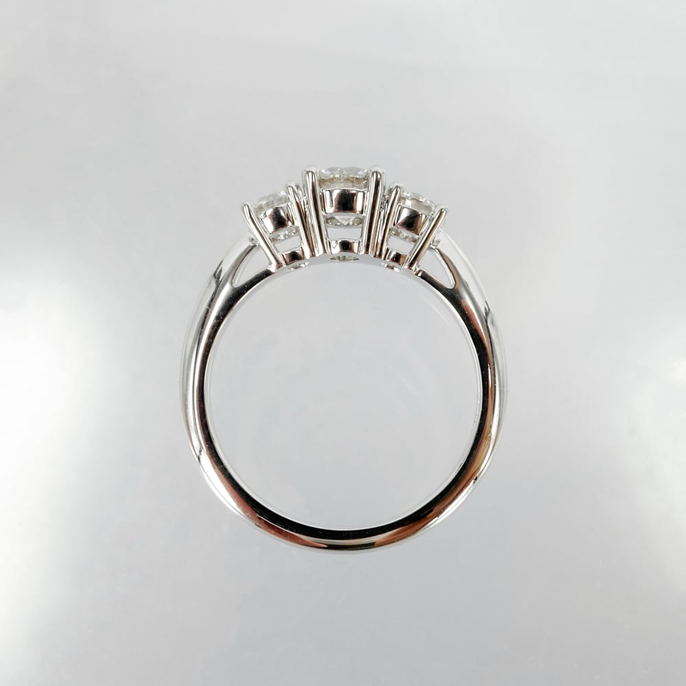 18ct white gold diamond bridal 2 ring set 1.00 ct Clearance