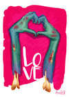Poster « i luv zombies »