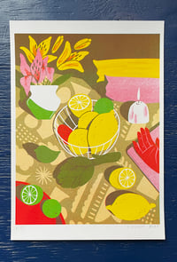 Image 1 of Still Life: Lemons Riso