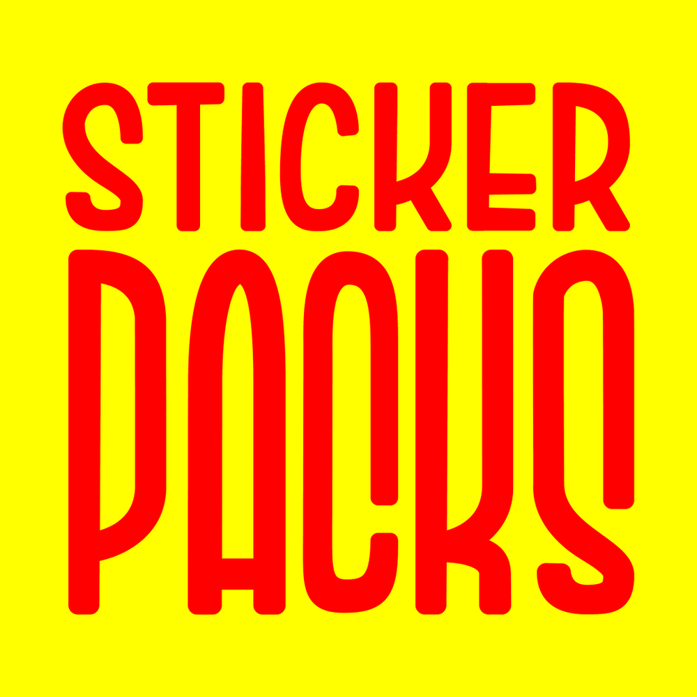 Image of Dirty Sticker Packs - Buy all 3, get the JB pack free