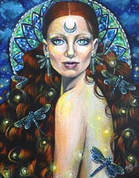 Image 2 of Moon Witch Original Painting