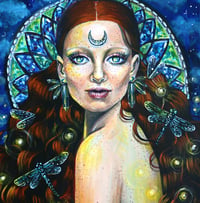 Image 1 of Moon Witch Original Painting