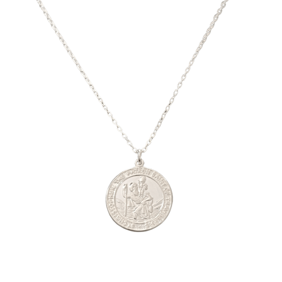 Image of St Christopher Pendant- Sterling Silver 