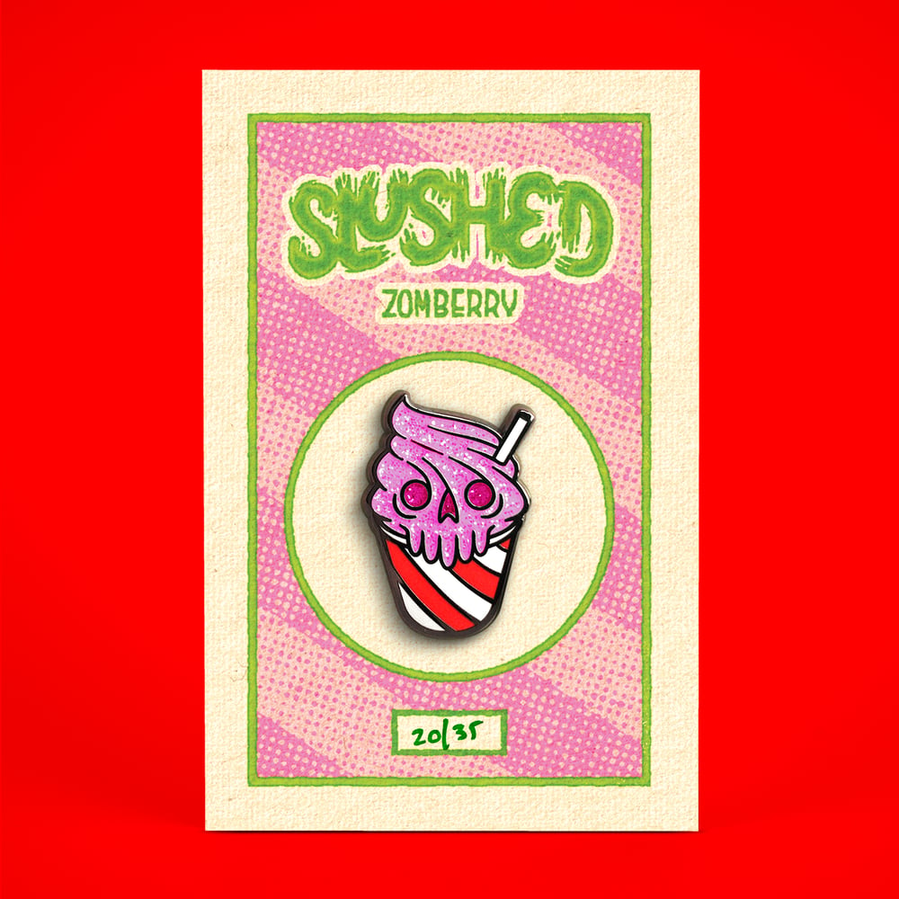 Image of Slushed Enamel Pin Badges