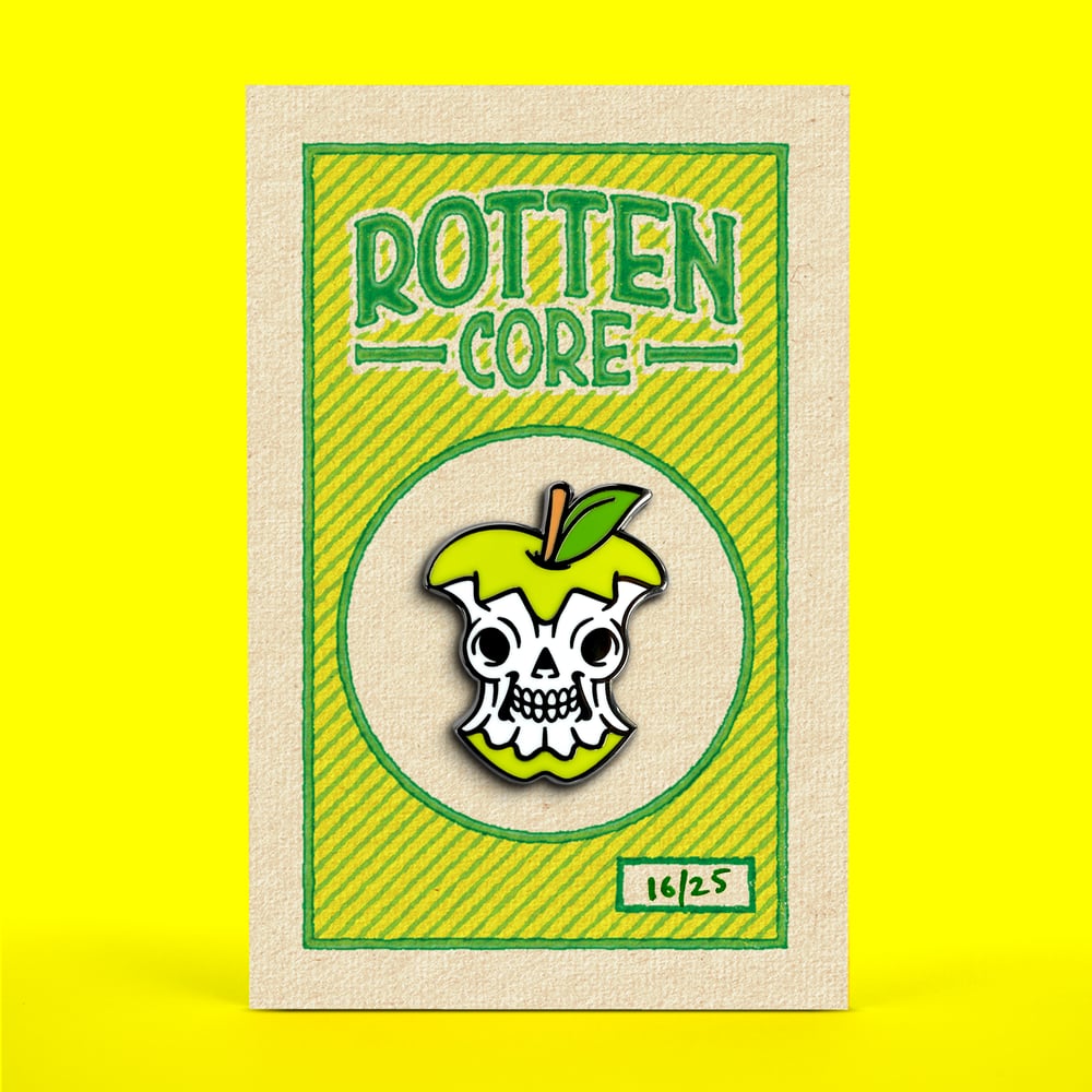 Image of Rotten Core Enamel Pin Badge