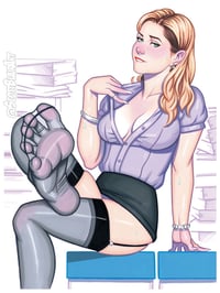 LAST SEVEN - 9x12 Pam Beesly Pinup