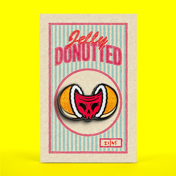 Image of Donutted Enamel Pin Badge