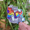 Rainbow Cat - Holographic Sticker