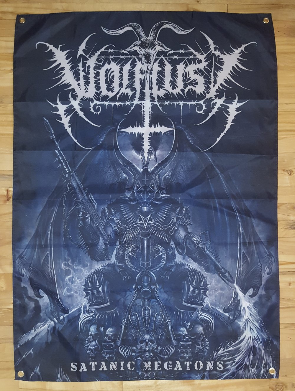 Wolflust - Satanic Megatons - (36"inch x 50"inch) - Banner/Flag