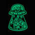 U.F.O. - Glow in the Dark Sticker Image 2