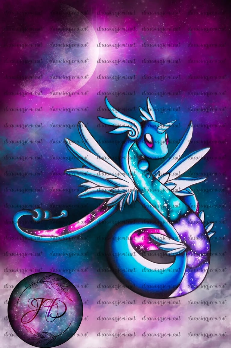 Dragonir Poster drawingjemi.art