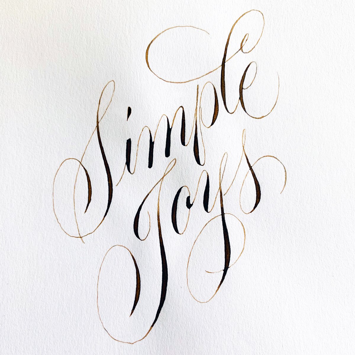 Image of ONLINE INTRO TO COPPERPLATE COURSE (L1)