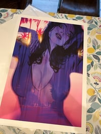 Image 2 of MULHOLLAND DRIVE 'NAKED' LTD ED OVERSIZE A1 GICLÉE. SIGNED & NUMBERED.