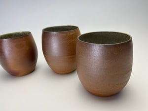 Wood Fired Stoneware Rounded Beaker