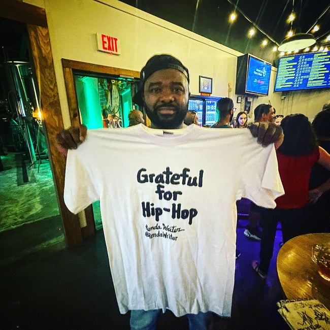 Grateful for Hip-Hop T-Shirt (White)