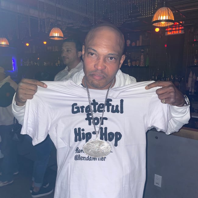 Grateful for Hip-Hop T-Shirt (White)