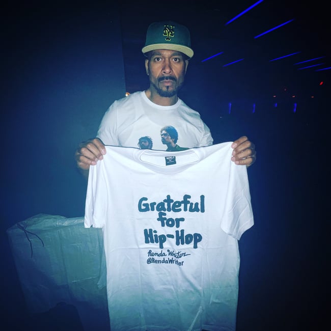 Grateful for Hip-Hop T-Shirt (White)