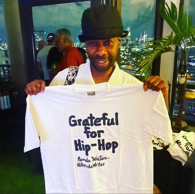 Grateful for Hip-Hop T-Shirt (White)