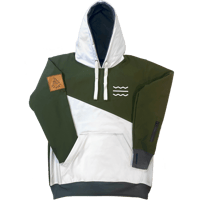 Image 1 of Tall hoodie DIAGONAL White  ·LIMITED EDITION·