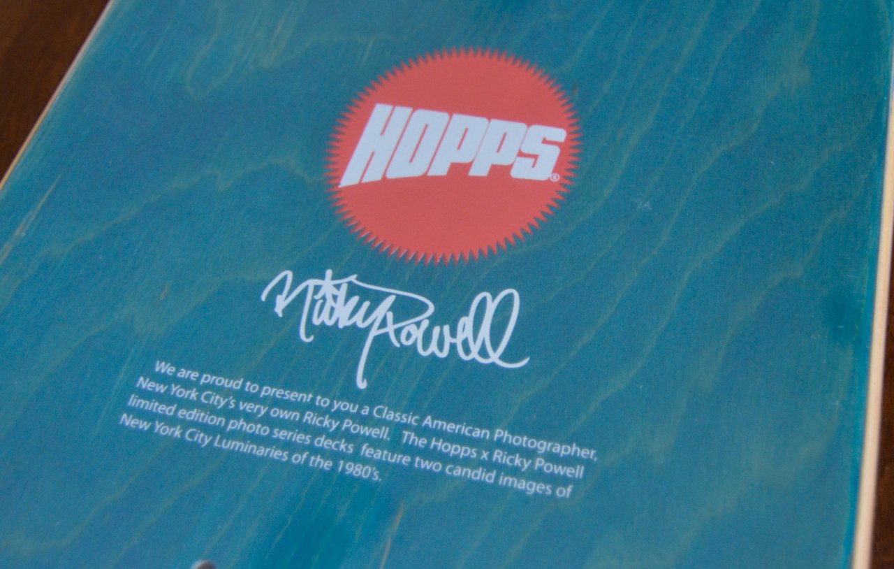 RICKY POWELL - HOPPS SKATEBOARD DECK - BASQUIAT | SKATEBOARDS AND