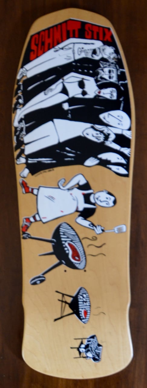 SCHMITT STIX SKATEBOARD DECK - JOE LOPES BBQ REISSUE 2002 | SKATEBOARDS ...