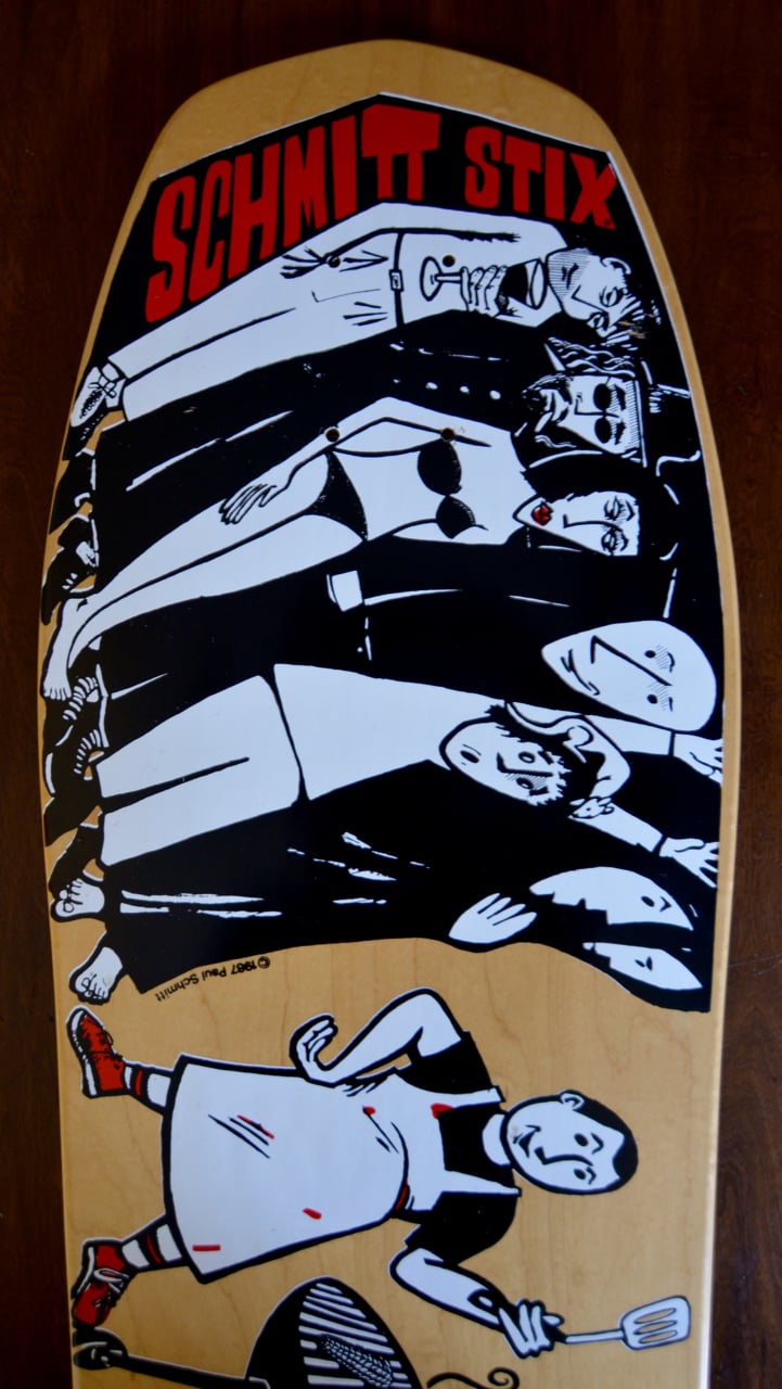 SCHMITT STIX SKATEBOARD DECK - JOE LOPES BBQ REISSUE 2002 | SKATEBOARDS ...