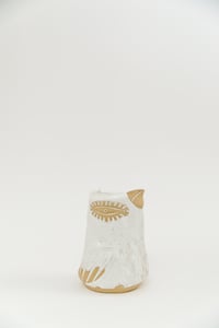 Image 2 of Medium Long Almond Eyed Handleless Bird Pitcher