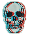 3D SKULL EMBROIDERED IRON ON PATCH