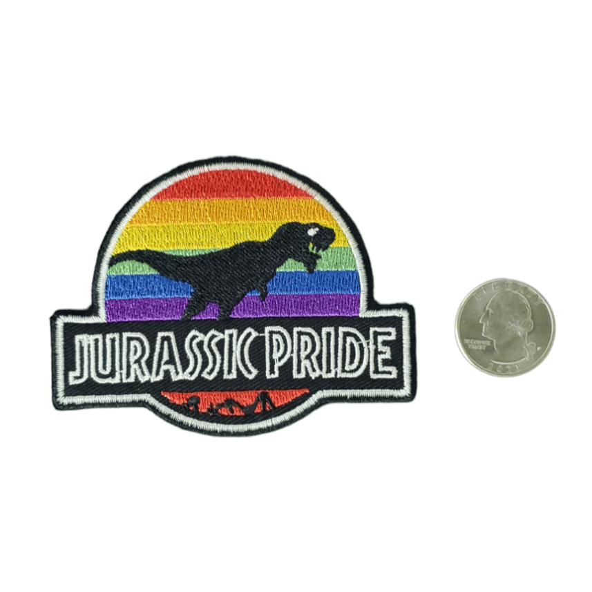 JURRASIC PRIDE EMBROIDERED IRON ON PATCH
