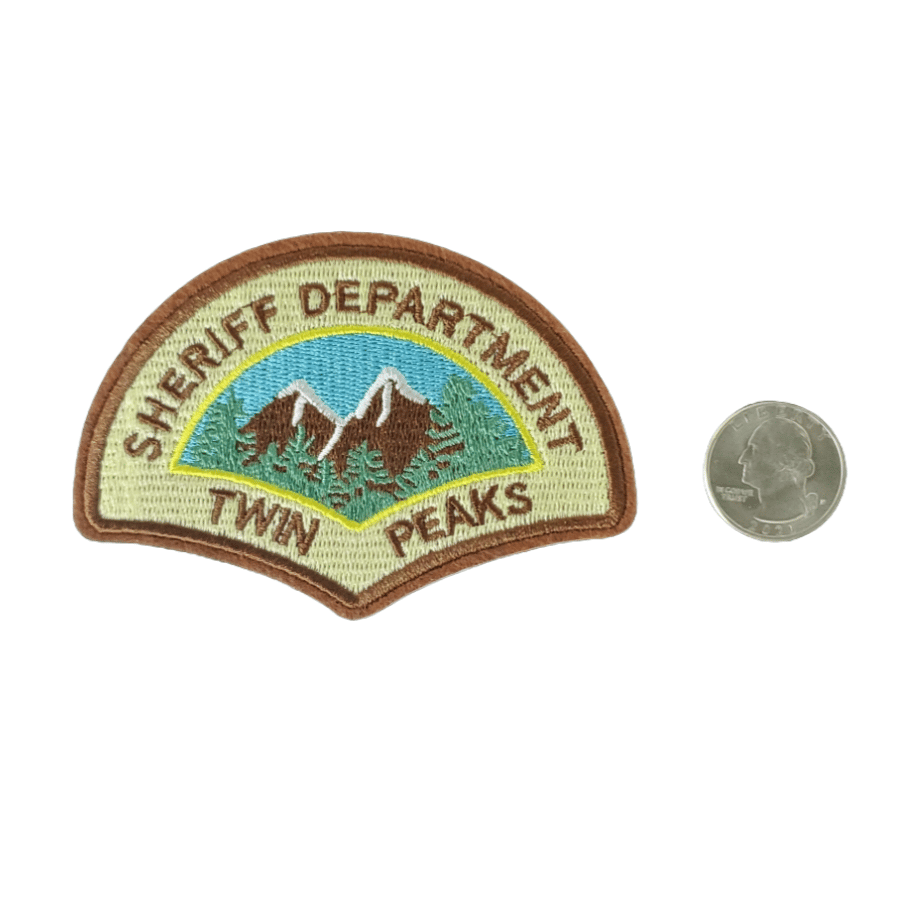 TWIN PEAKS EMBROIDERED IRON ON PATCH