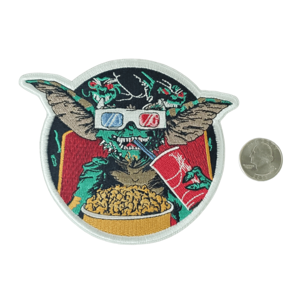 GREMLINS SPIKE EMBROIDERED IRON ON PATCH