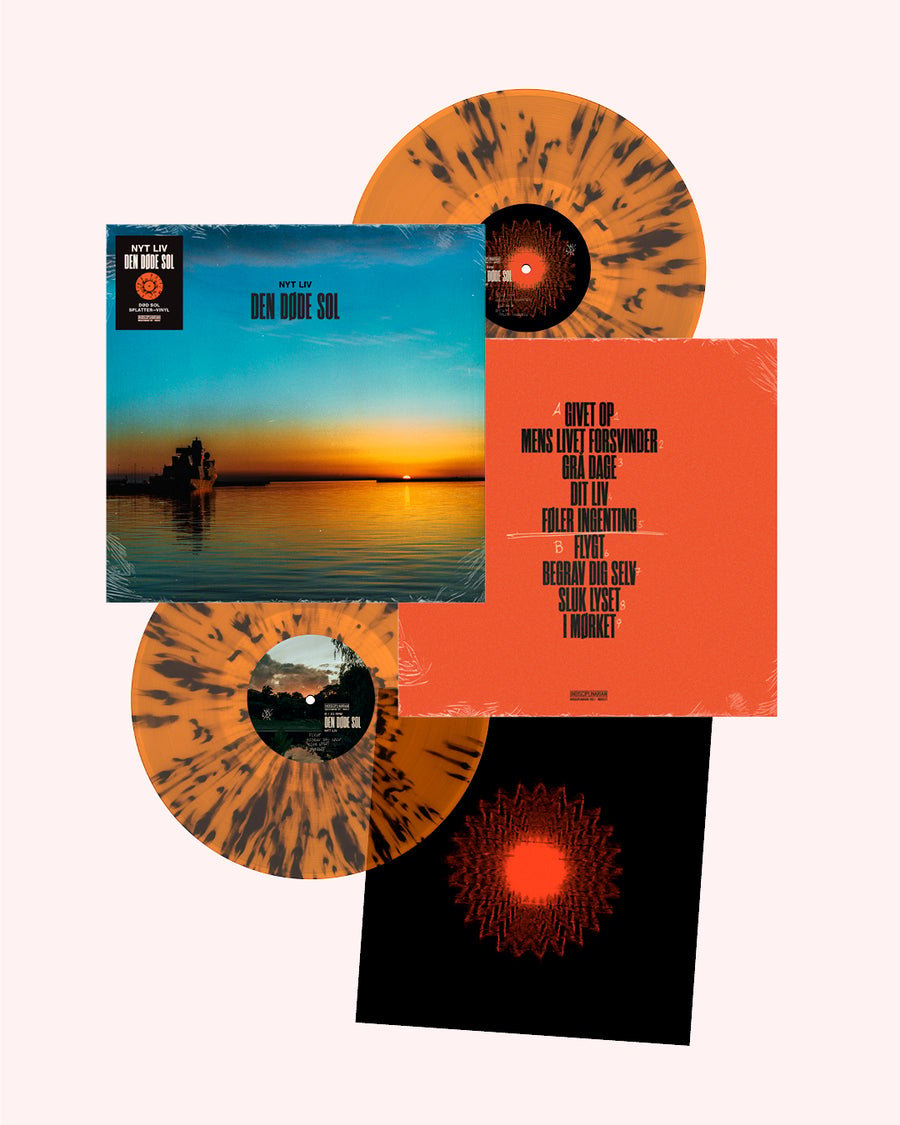 Den døde sol LP (orange splatter vinyl)