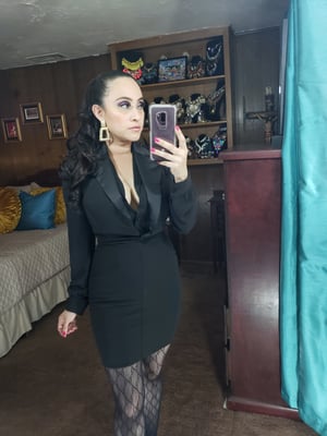 Image of Tuxedo Dress 