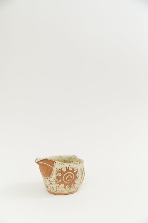 Image of Matte Ivory Speckled Owl Bowls