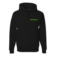 Image 1 of Black And  Green Make Money Not Friends Hoodie