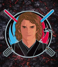 Image 1 of Preorder - Sith Anakin hard enamel pin for Charity