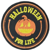 HALLOWEEN FOR LIFE EMBROIDERED IRON ON PATCH
