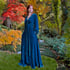 Teal Limited Edition Silk Velvet Beverly Dressing Gown Image 2