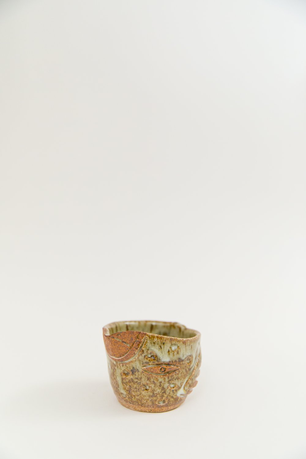 Image of Beady Eye Milky Speckled Bird Bowl